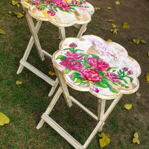 01-Floral-Paradise-Folding-Tables-Designer-Furniture-Home-Decor-Kitchenware